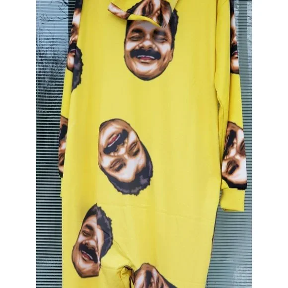 Rage On XL jumpsuit bodysuit pajamas sleeper PJs Union Suit Just Sul
